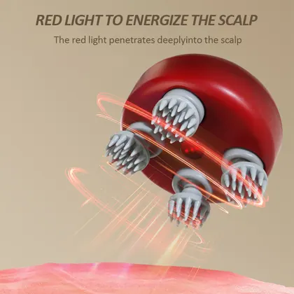 New Portable Mini Wireless Vibrating Hair Electronic Head Scalp Massage Electric Devices For Stress Relief detail view 8