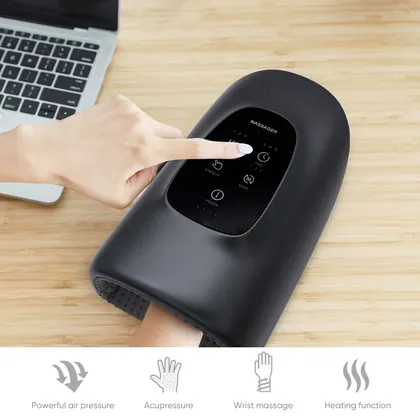 New Magic Electric Vibration Massageing Hand Air Compression Guard Hand Massage Tools For Arthritis Thumb detail view 4