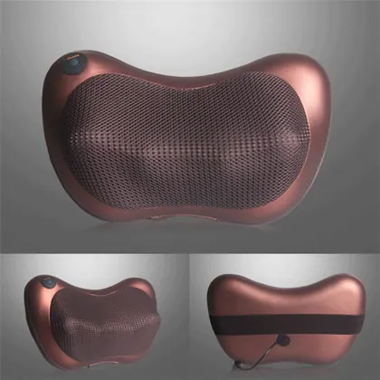 Popular Electric Car Head Massage Pillow Kneading Shiatsu Infrared Massage Pillow detail view 2