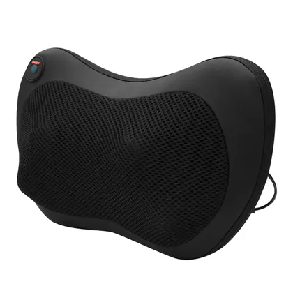 Popular electric car heat massage pillow Kneading shiatsu infrared massage pillow for neck, back,shoulder,leg massage detail view 2