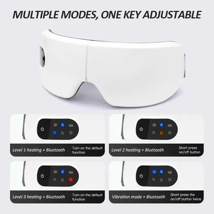 Professional Home Use Electric Eye Massager Rechargeable Smart Vibration Relieve Eye Fatigue Eye Massage Instrument detail view 10