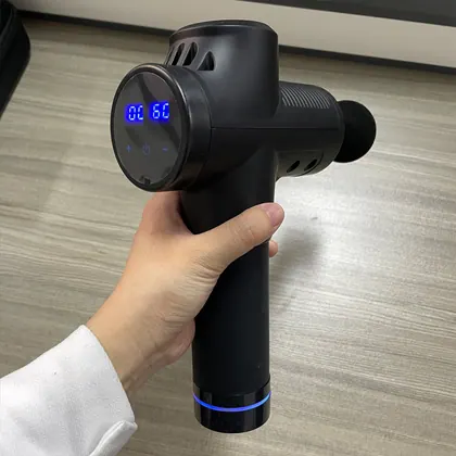 Custom Massage Gun Logo 30 Speed Muscle Percussive Therapy With Lcd Screen Portable Deep Tissue Percussion Massage Gun detail view 3