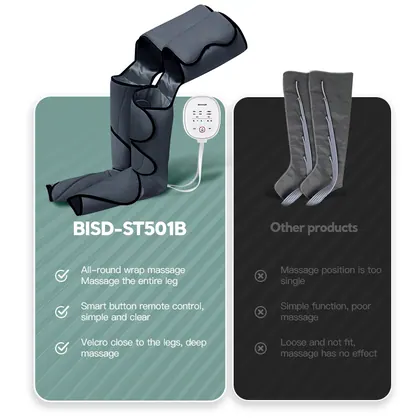 Customized Massage Air Compression Sports Recovery Boots Foot Leg Air Pressure Massager Air Recovery Boots Pressotherapy detail view 4