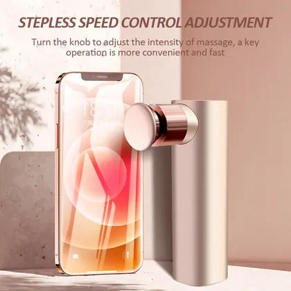 Portable Therapy Deep Tissue Mini Vibration Muscle Massage Gun Booster Massagepistole detail view 5