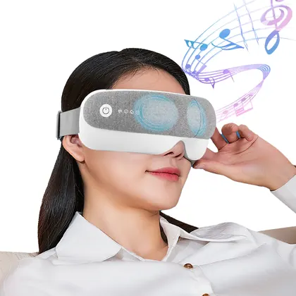 Travel Smart Warm Anti Wrinkle Mini Electric Heating Air Pressure Music Eye Massage Appliance With Air Compression And Heat detail view 5