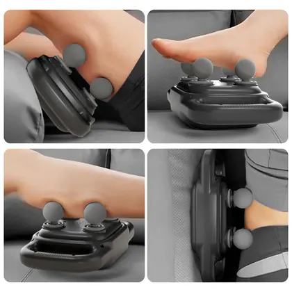 4-heads Handheld Body Back Massager,Portable Electric Deep Tissue Muscle Gun Massage detail view 8