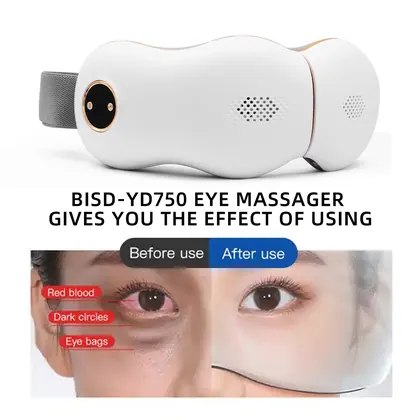 Oem Odm Foldable Wireless Air Pressure Environmentally Smart Electric Eye Massager Vibration detail view 8