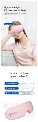 Eye Care Massager,Intelligent Music 4d Smart Electric Airbag Vibration Hot Eye Massager Equipment With Heat Compression detail view 8