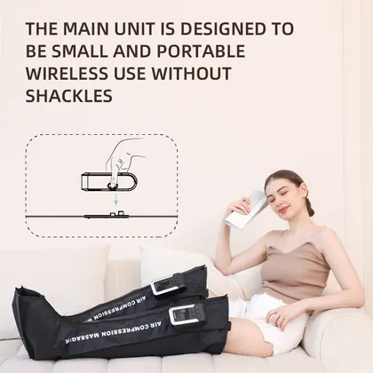 Oem Wireless New Physical Therapy Foot Calf Recovery Boots Air Compression 2024 Massage Pressotherapy For Legs detail view 7