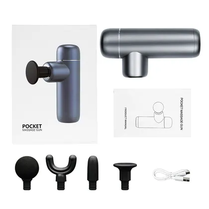 Mini Massager Gunelectric Portable Handheld Fascial Gun Deep Tissue Percussion Muscle Massager Ultra Small & Quiet detail view 3