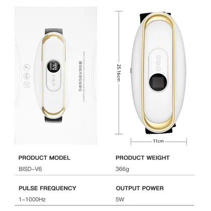 Hot Compress Warm Palaceportable Heated Vibrating Electric Slimming Massage Belt Stomach Massager Period Pain detail view 5