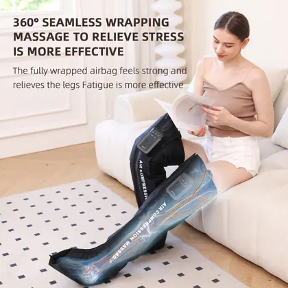 Oem Wireless New Physical Therapy Foot Calf Recovery Boots Air Compression 2024 Massage Pressotherapy For Legs detail view 8