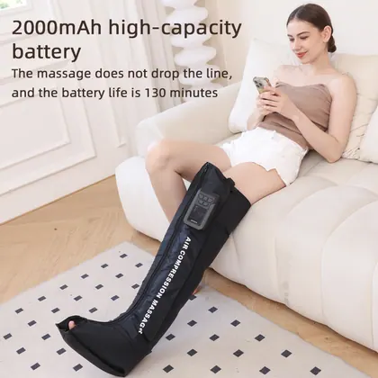 Oem Wireless New Physical Therapy Foot Calf Recovery Boots Air Compression 2024 Massage Pressotherapy For Legs detail view 4