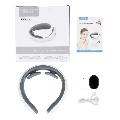 Pain Relief Wireless Tens Unit Ems Muscle Stimulator Machine Electric Pulse Massager Rechargeable Mini Neck Massager detail view 6