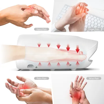 New Magic Electric Vibration Massageing Hand Air Compression Guard Hand Massage Tools For Arthritis Thumb detail view 6