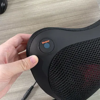Popular electric car heat massage pillow Kneading shiatsu infrared massage pillow for neck, back,shoulder,leg massage detail view 8