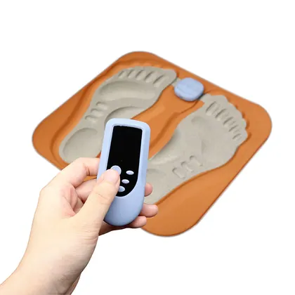 Portable Automatic Feet Muscle Stimulator Massage Ems Electric Vibrating Foot Massager detail view 6