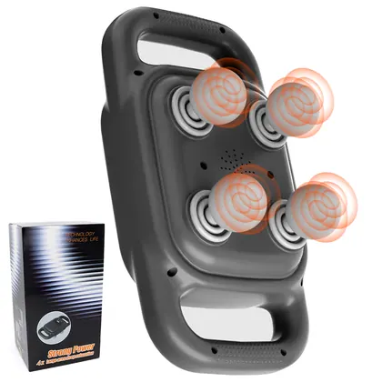 4-heads Handheld Body Back Massager,Portable Electric Deep Tissue Muscle Gun Massage detail view 6