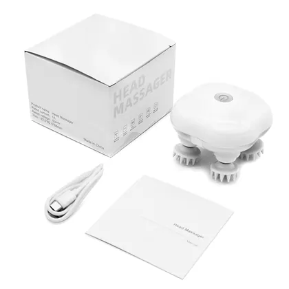 Electric Hair Stimulation Smart Automatic Best Electric Mini Pet Cat Head Massager Scalp Stress Relax For Headaches detail view 9