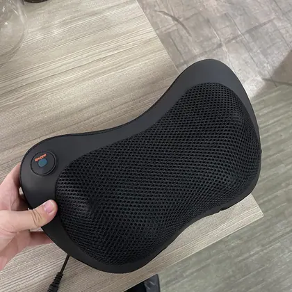 Popular electric car heat massage pillow Kneading shiatsu infrared massage pillow for neck, back,shoulder,leg massage detail view 9