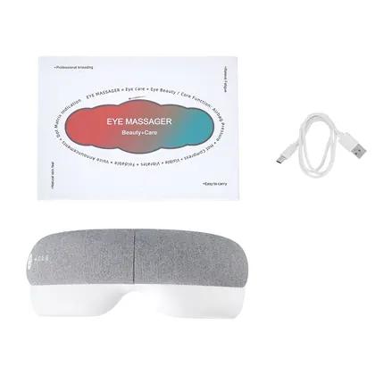 Travel Smart Warm Anti Wrinkle Mini Electric Heating Air Pressure Music Eye Massage Appliance With Air Compression And Heat manufactured by Bisd