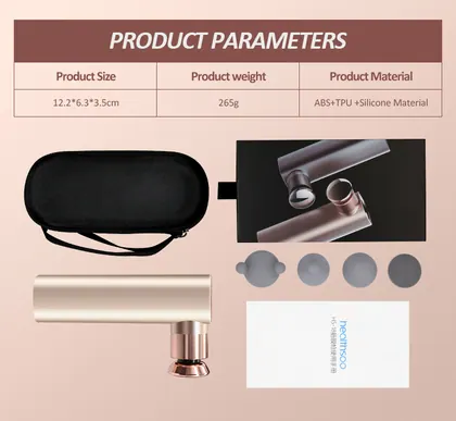 Portable Therapy Deep Tissue Mini Vibration Muscle Massage Gun Booster Massagepistole detail view 8