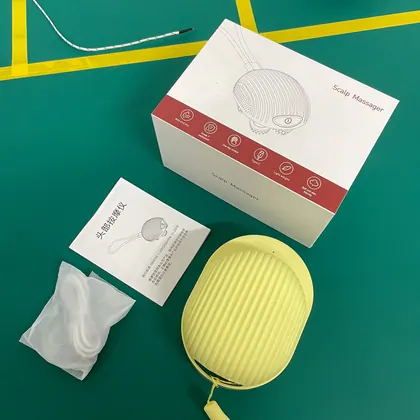 2024 Relax Scalp Head Massager With Red Light Electric Head Massage Machine Eliminate Fatigue Waterproof detail view 9