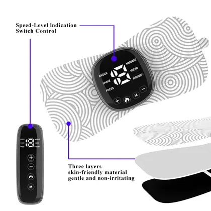 Tens Ems Mini Tens Unit Muscle Stimulator 6 Massage Mode Menstrual Cramp Relief Device Massager detail view 5
