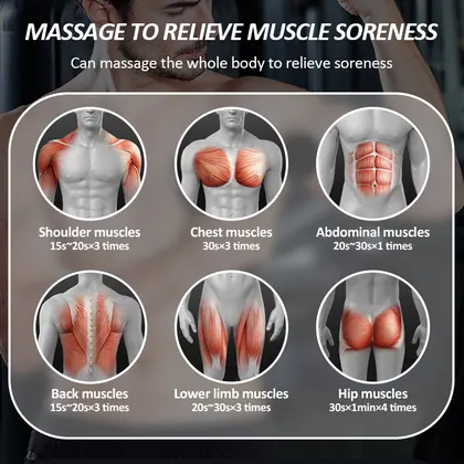 Mini Massager Gunelectric Portable Handheld Fascial Gun Deep Tissue Percussion Muscle Massager Ultra Small & Quiet detail view 9