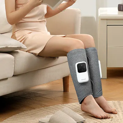 Vibration Heat Vibrwireless Air Compression Leg Wide Calf Massager Machine Rechargeable For Circulation And Relaxation detail view 3