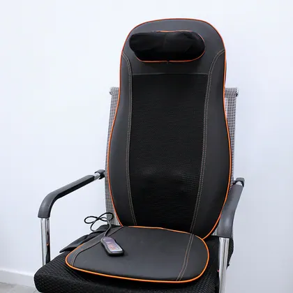 Portable Vibration Seat Massager Neck Back Home Shiatsu Heated Kneading Electric Massage Cushion detail view 7