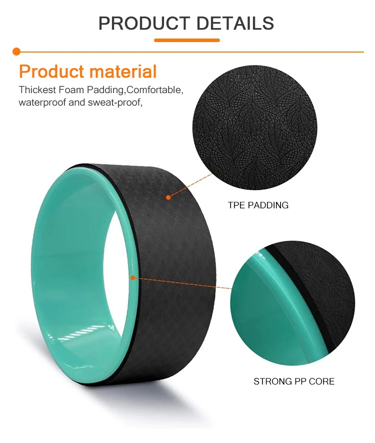 OEM TPE Ring Yoga Wheel Massage Circle Back Stretch Roller Yoga Pilates Wheel view