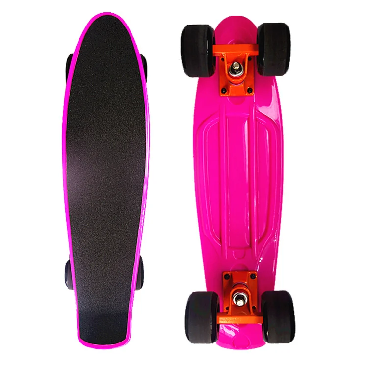 Penny board with scrubs