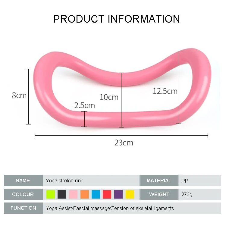 Yoga Ring Home Workout Magic Circle Pilates Yoga Stretching Ring-colorful view