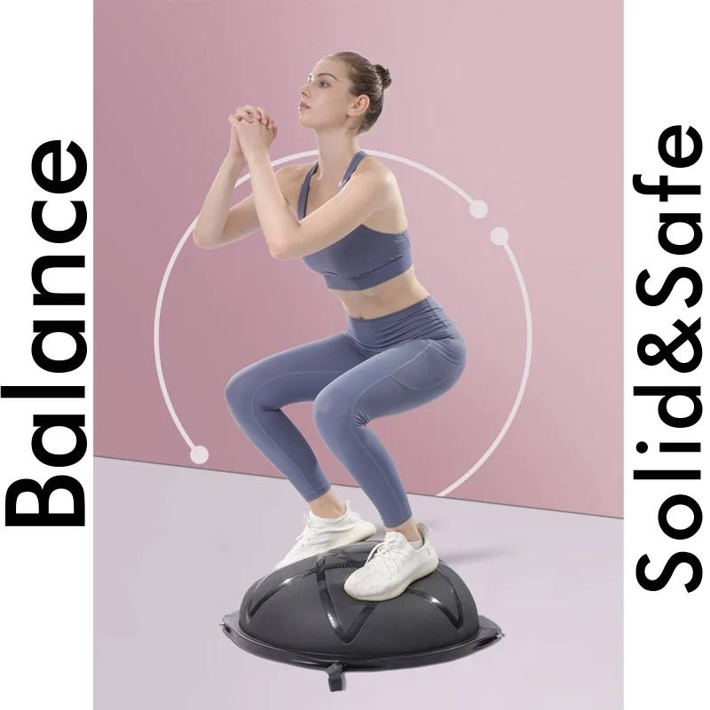 Bosuing Half Balance Trainer Ball with handles and pump-63CM view