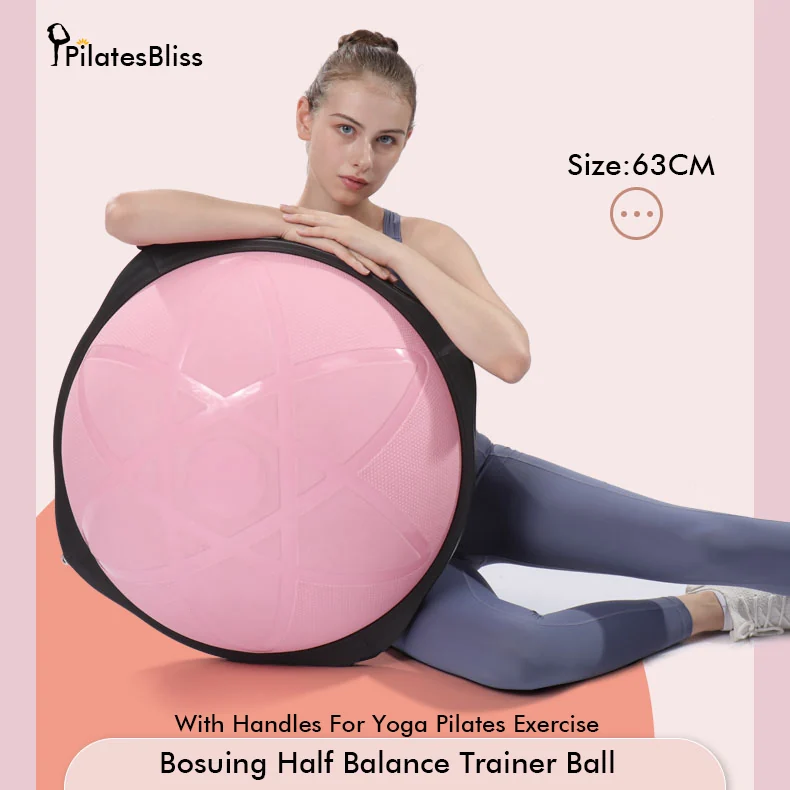 Bosuing Half Balance Trainer Ball with handles and pump-63CM view