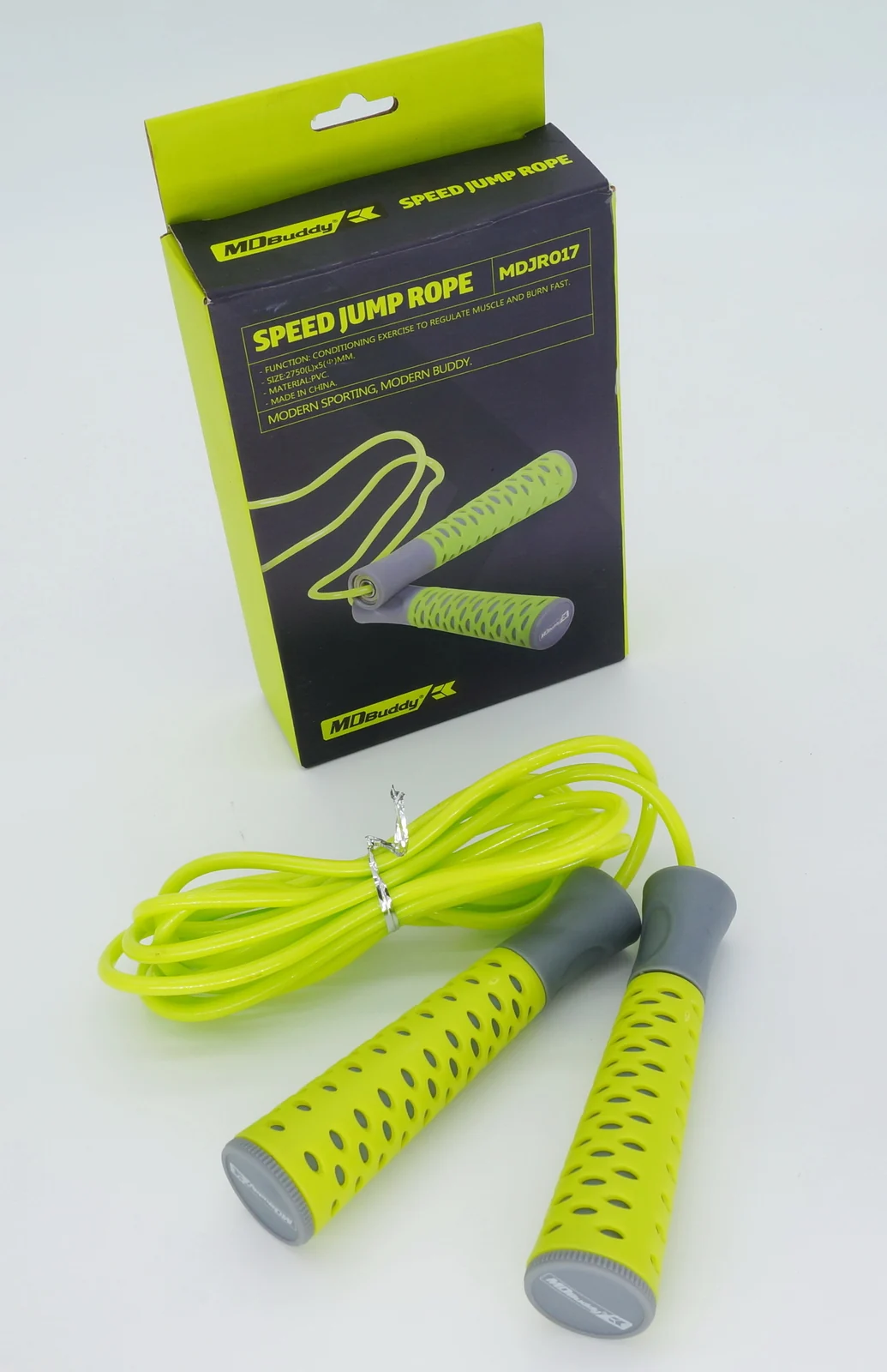 Fitness Workout Handle PVC Adjustable Speed Skipping Rope Jump Rope view
