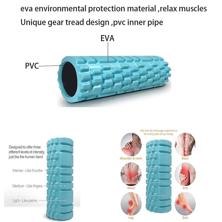 Gym Massager Foam Roller, Muscle Recovery 33cm 44cm Eva Foam Roller view