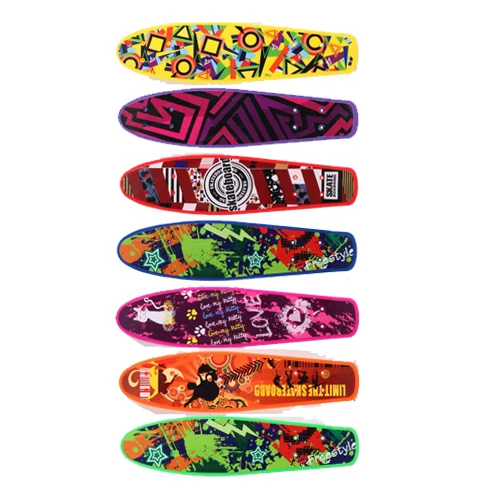 Penny board with heat transfer