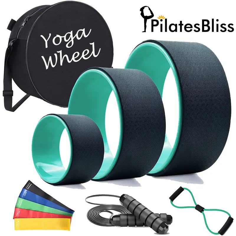 TPE Yoga Back Wheel Foam Set 3 Pack