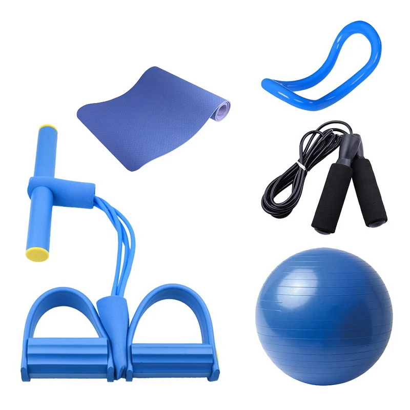 Yoga Exercise Fitness Pilates training set view