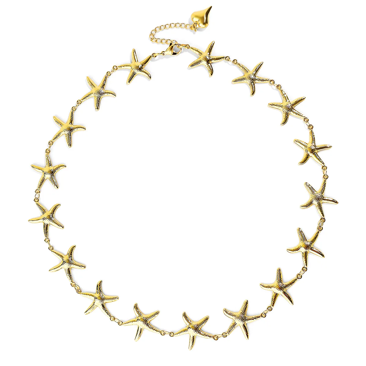 2024 European and American Marine Style Resort Style Temperament Versatile Starfish Necklace made by BlueOne Jewelry