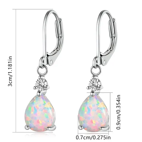 Exclusively for Light Luxury Water Drop Earrings Female Temperament Senior Versatile - view 3
