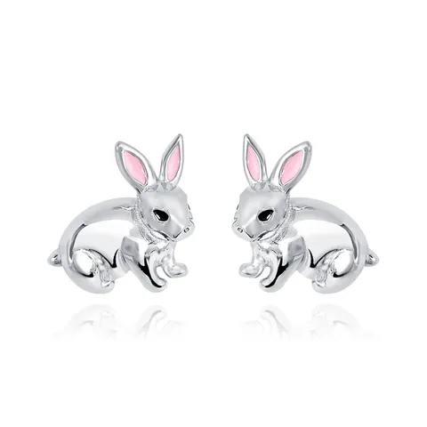 Cute Bunny Personality Simple Earrings Animal Female Earrings Jewelry - Plated Brass jewelry made by BlueOne Jewelry