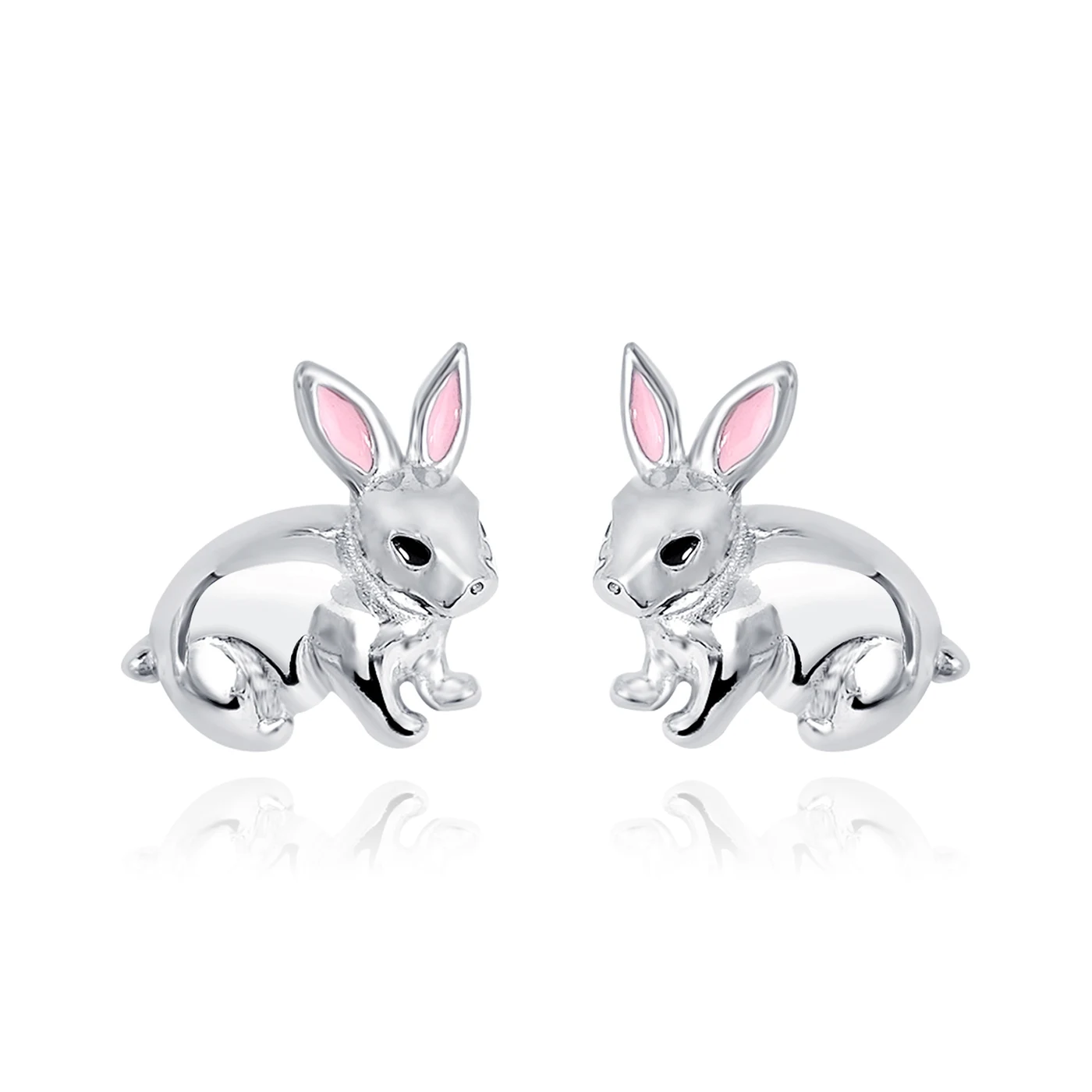 Cute Bunny Personality Simple Earrings Animal Female Earrings Jewelry made by BlueOne Jewelry