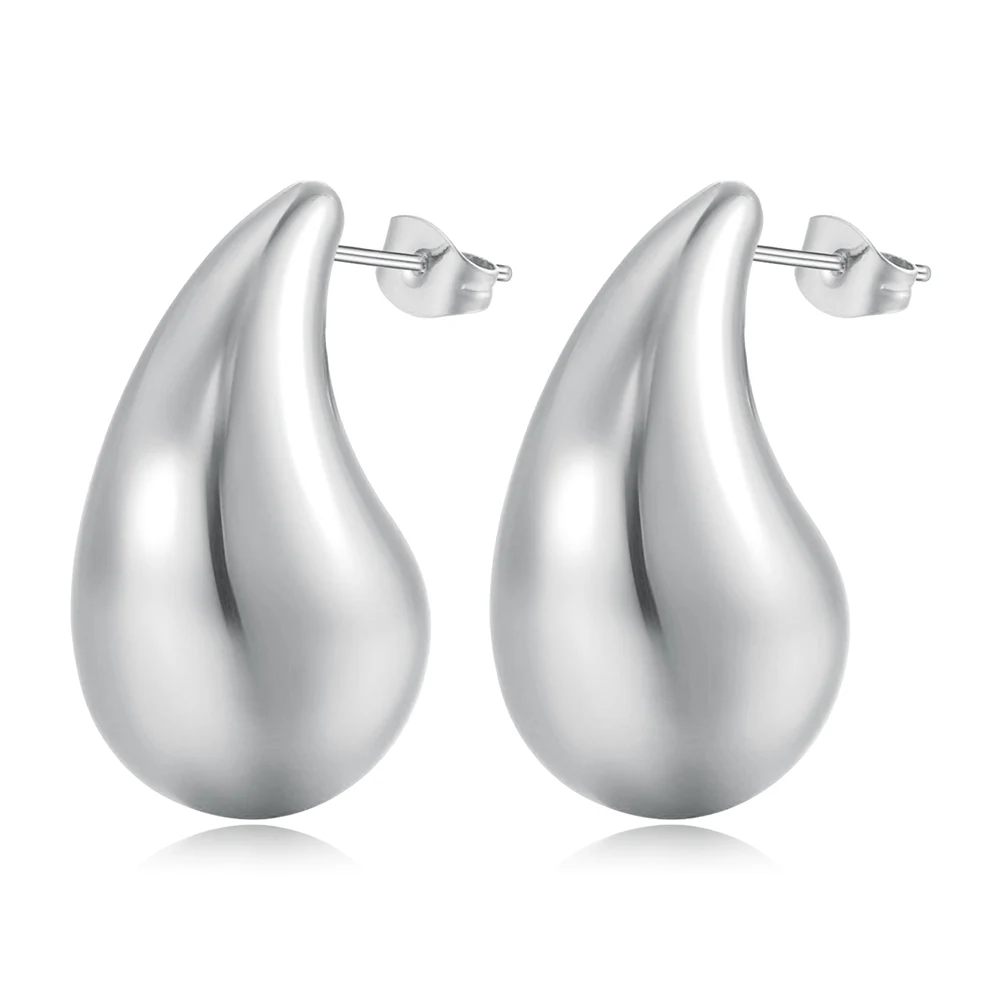 Models Water Drop Earrings High Quality CCB Melon Earrings Simple Fashion made by BlueOne Jewelry