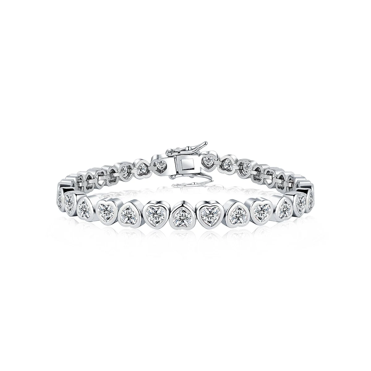 Heart Zirconia Bracelet Hip Hop Ins Minimalist Niche Design Women’s Bracelets made by BlueOne Jewelry
