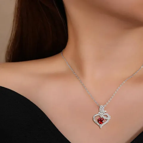 Pop Forever Flower Necklace Women European and American Premium Feeling Valentine’s - view 2