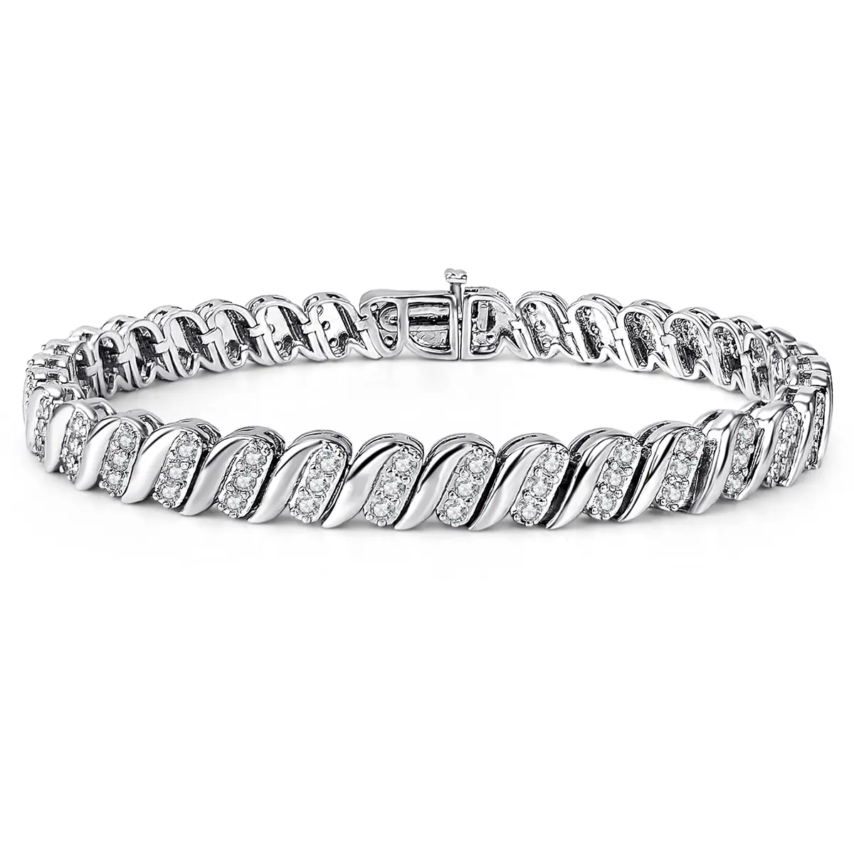 ’s Best-selling Zircon Bracelets for Heavy Industry and Luxury Export made by BlueOne Jewelry