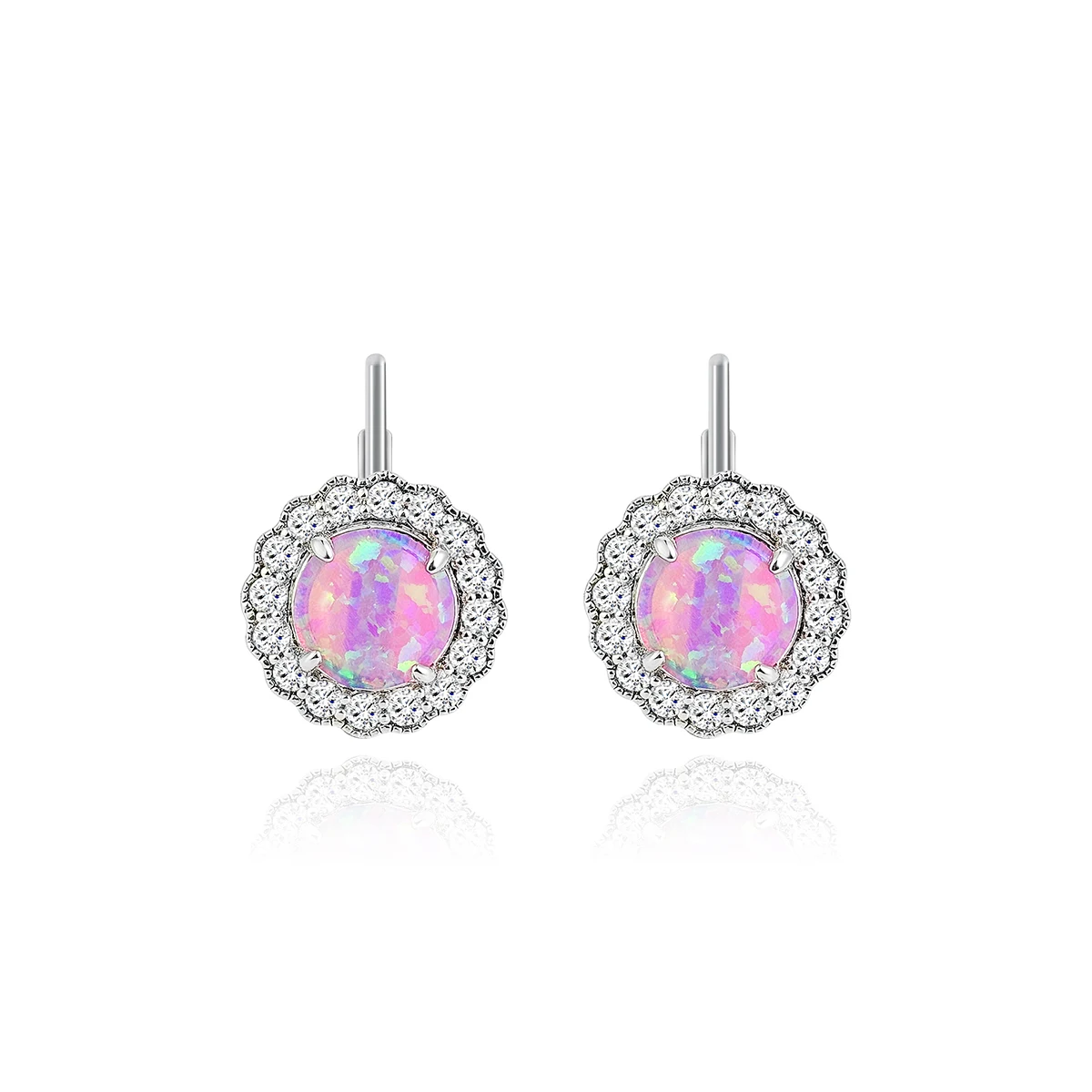 Cubic Zirconia Australia Treasure Earrings Micro-set Zirconia Light Luxury Senior Elegance Ms. Earrings made by BlueOne Jewelry